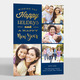 Holiday Foil Collage Photo Cards Image 1 of 8